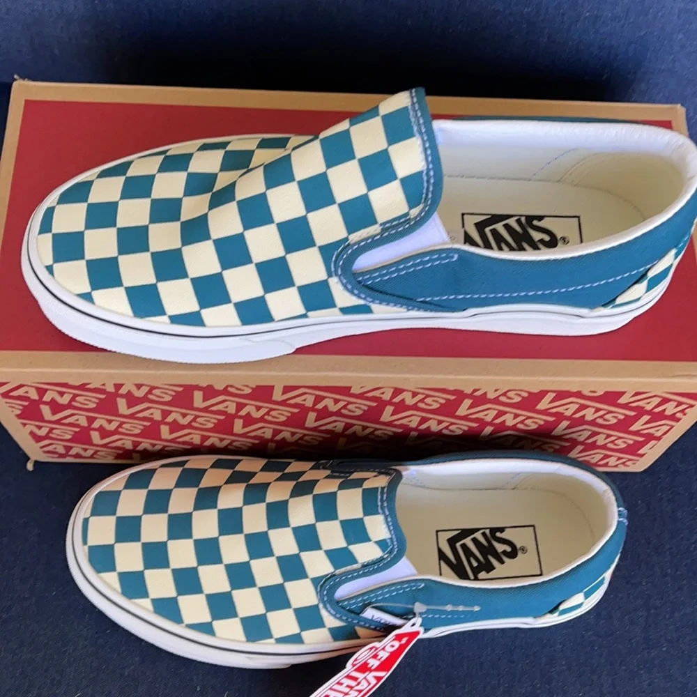 Vans Classic Slip-On Checkerboard WMNS - Picture 3 of 16